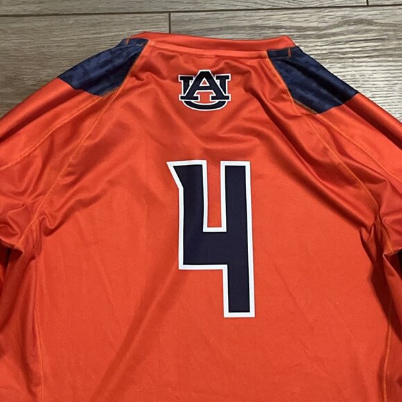 Women's Under Armour Auburn Tigers Volleyball Jersey SZ Small Orange UJVJG4W - Picture 11 of 11